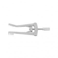 Alm Wound Spreader 4 x 4 Sharp Prongs Stainless Steel, 10 cm - 4"